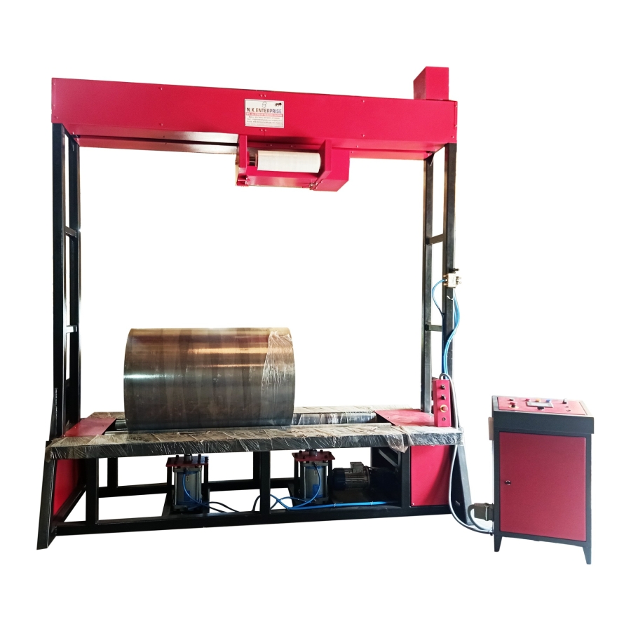 Redial_type_Paper_roll_wrapping_machine